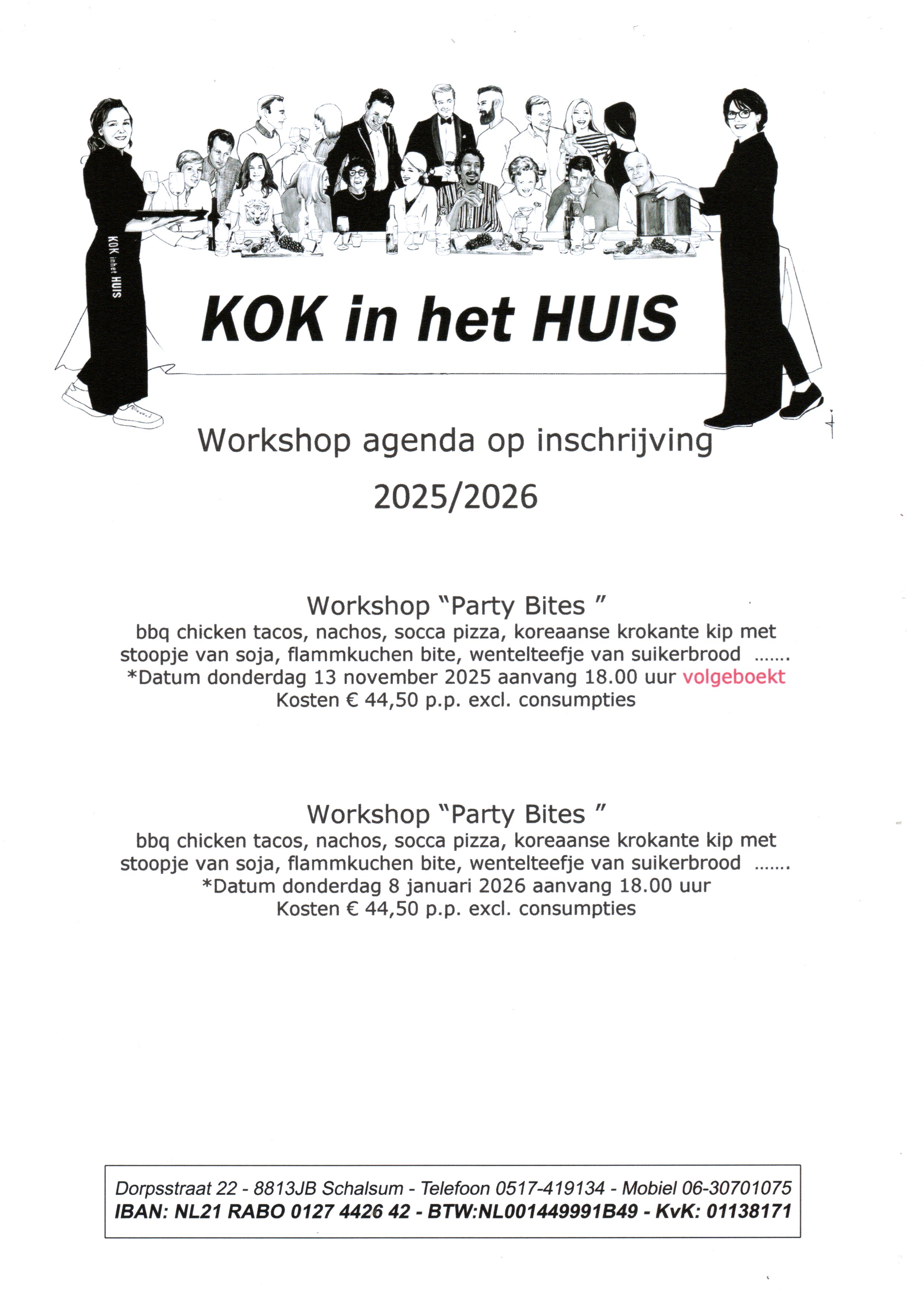 Workshopagenda januari 2026